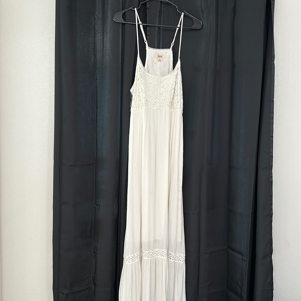 Cream colored maxi dress